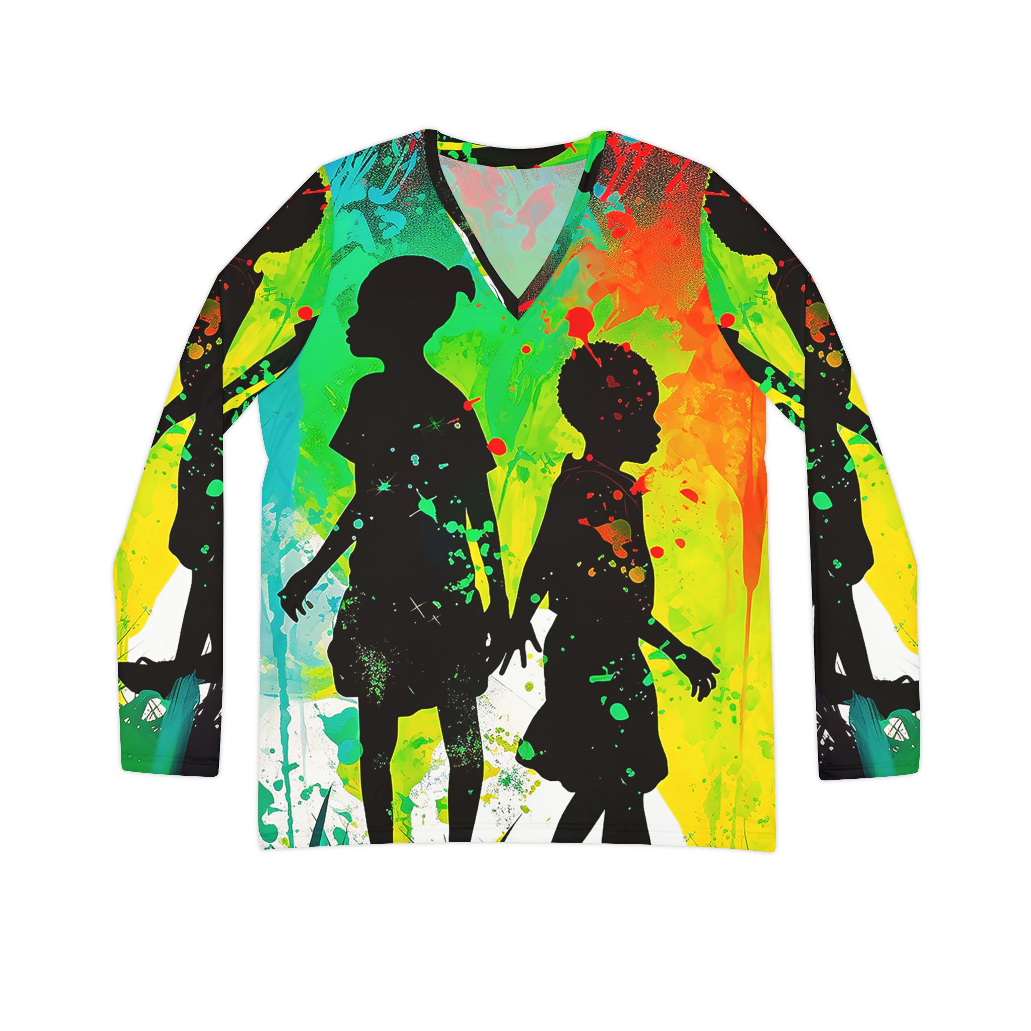 "PLAYTIME" - African American Themed Long Sleeve T-shirt