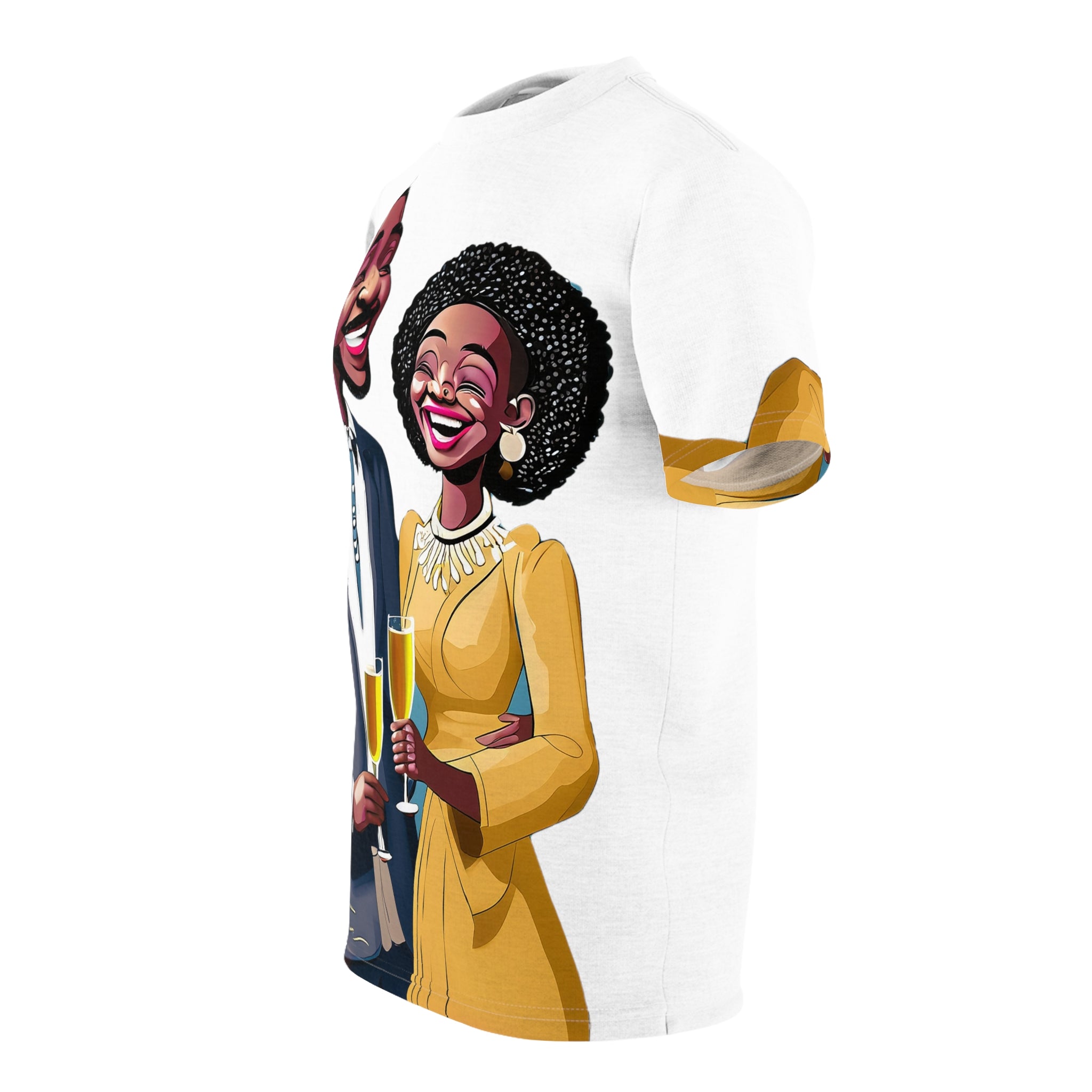 "CHEERS" - African American Themed Unisex T-shirt