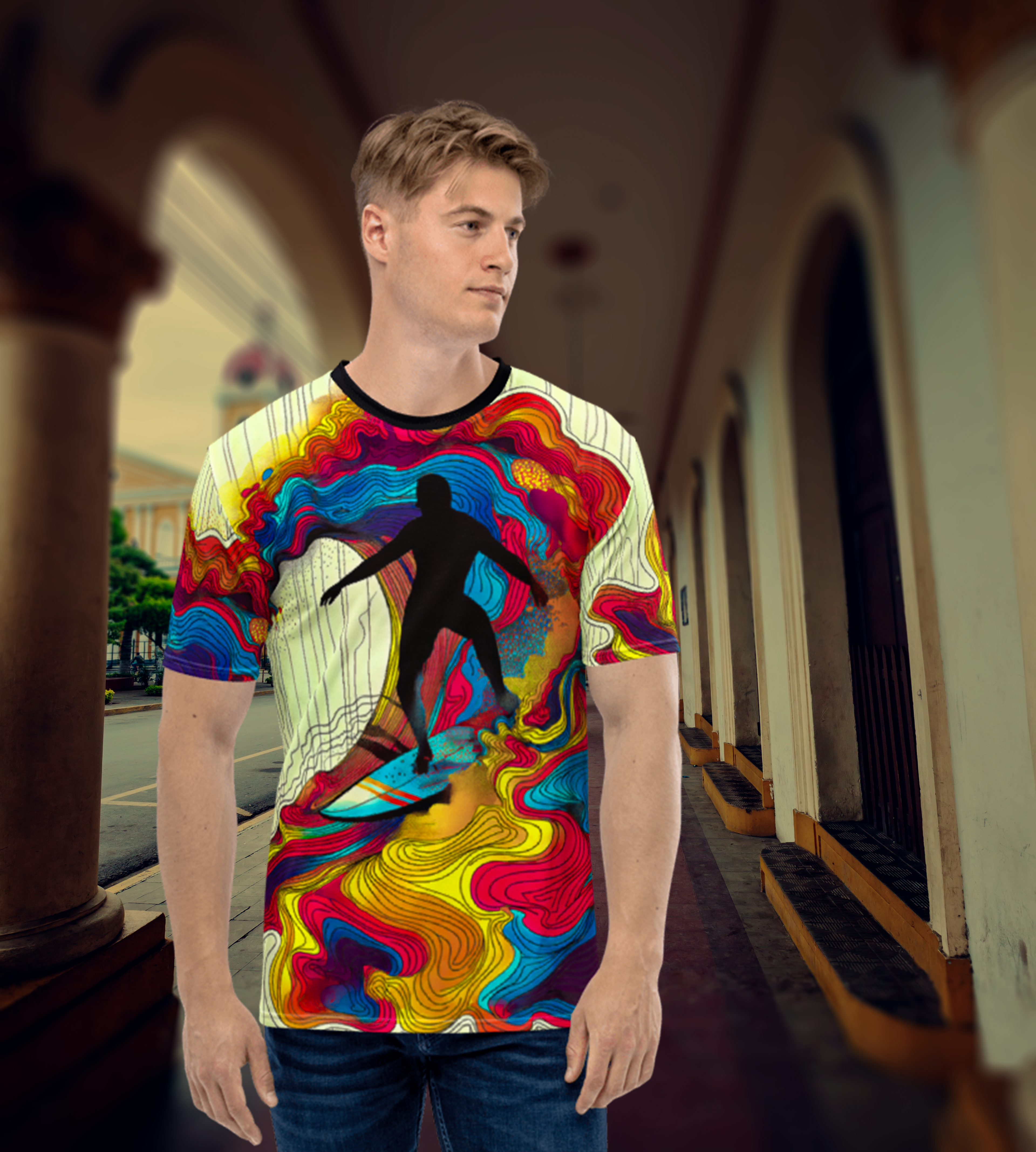 PSYCHEDELIC SURFER Unisex T-Shirt