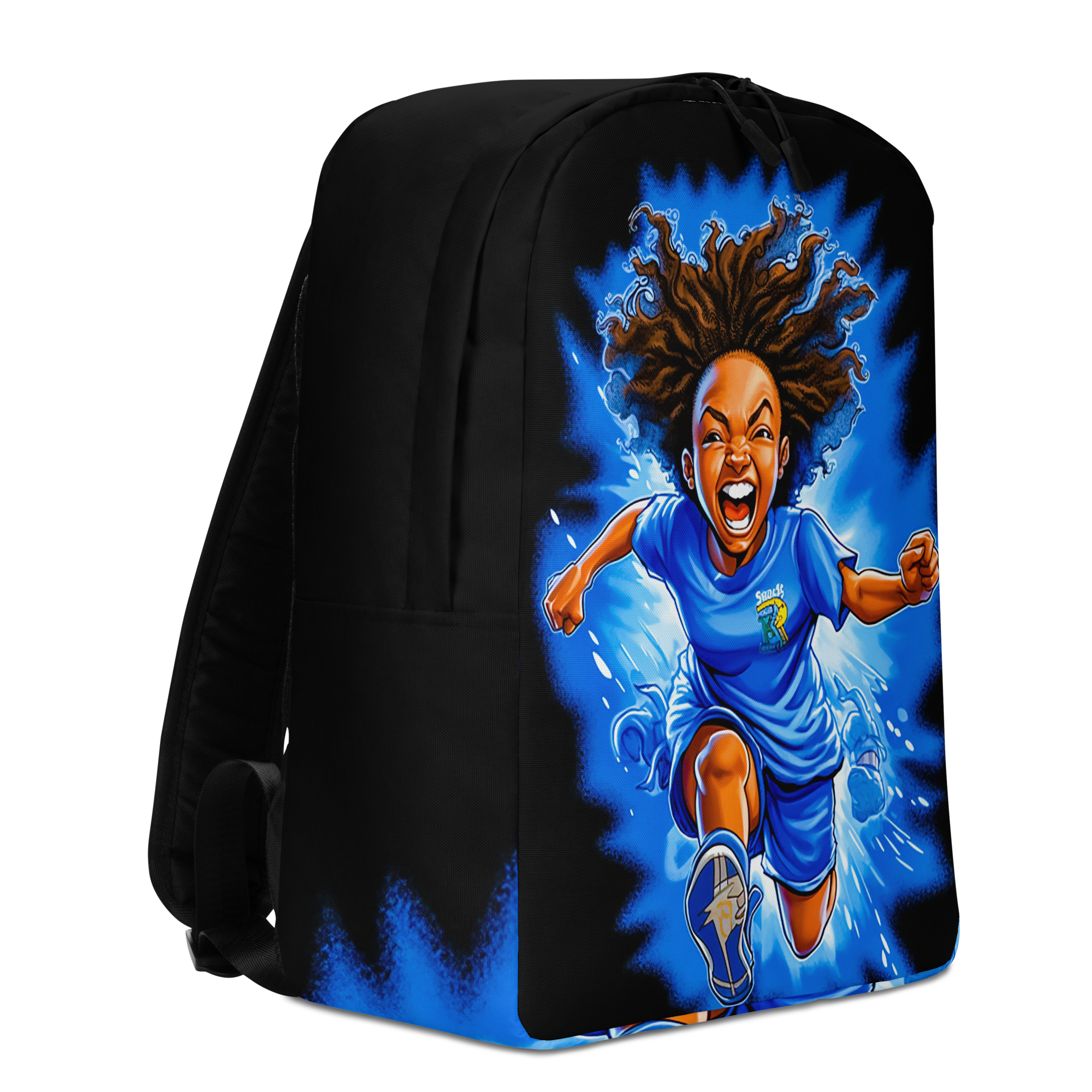 "SUPERSTAR" - African American Themed Backpack with Laptop Pocket