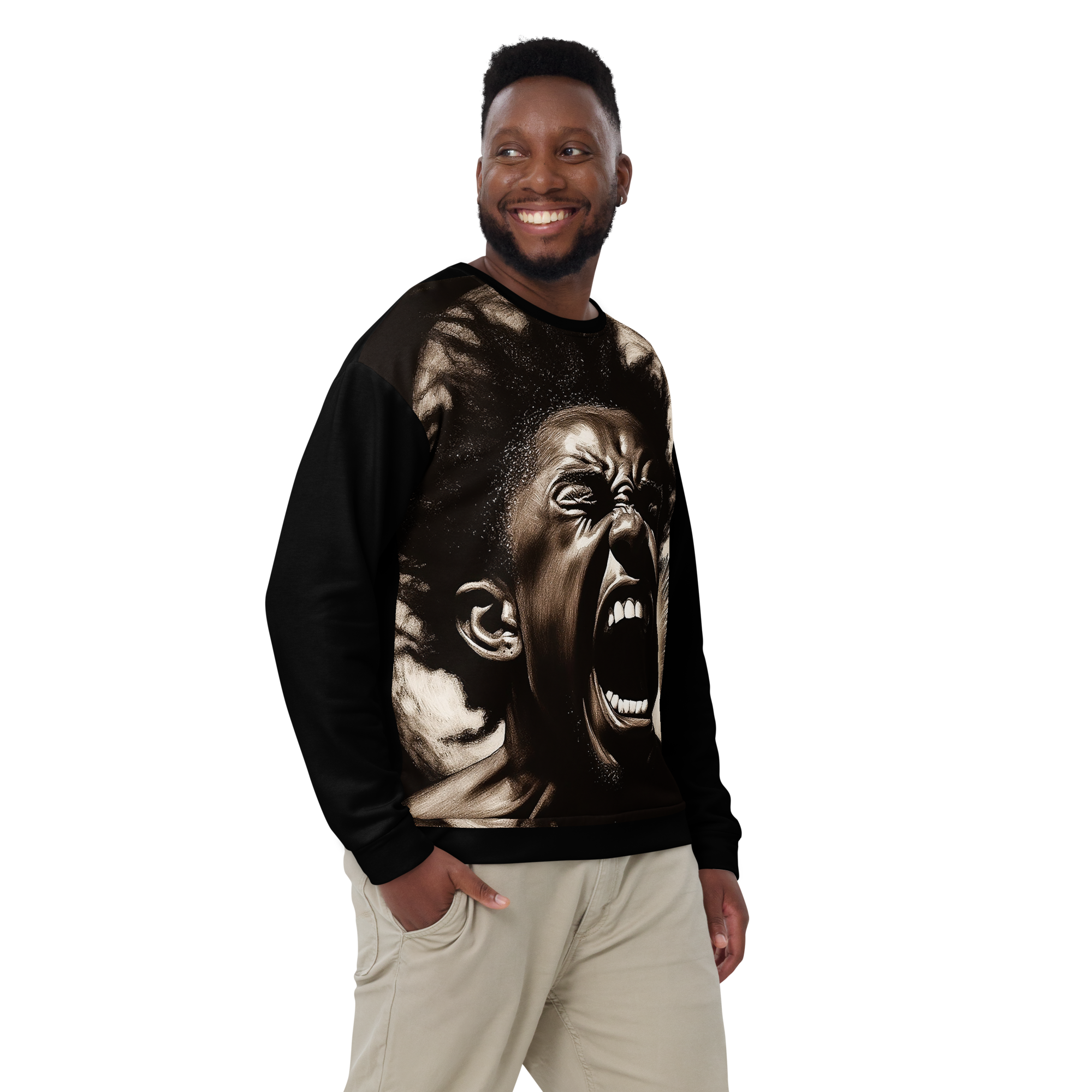 "RAGE" - AFRICAN AMERICAN THEMED Unisex Sweatshirt