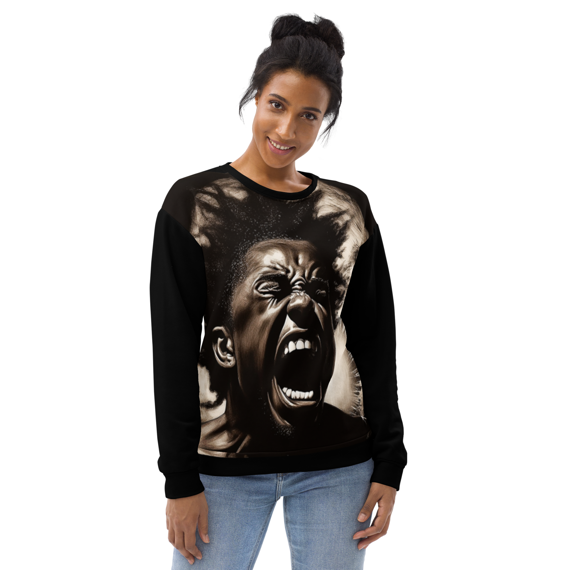 "RAGE" - AFRICAN AMERICAN THEMED Unisex Sweatshirt