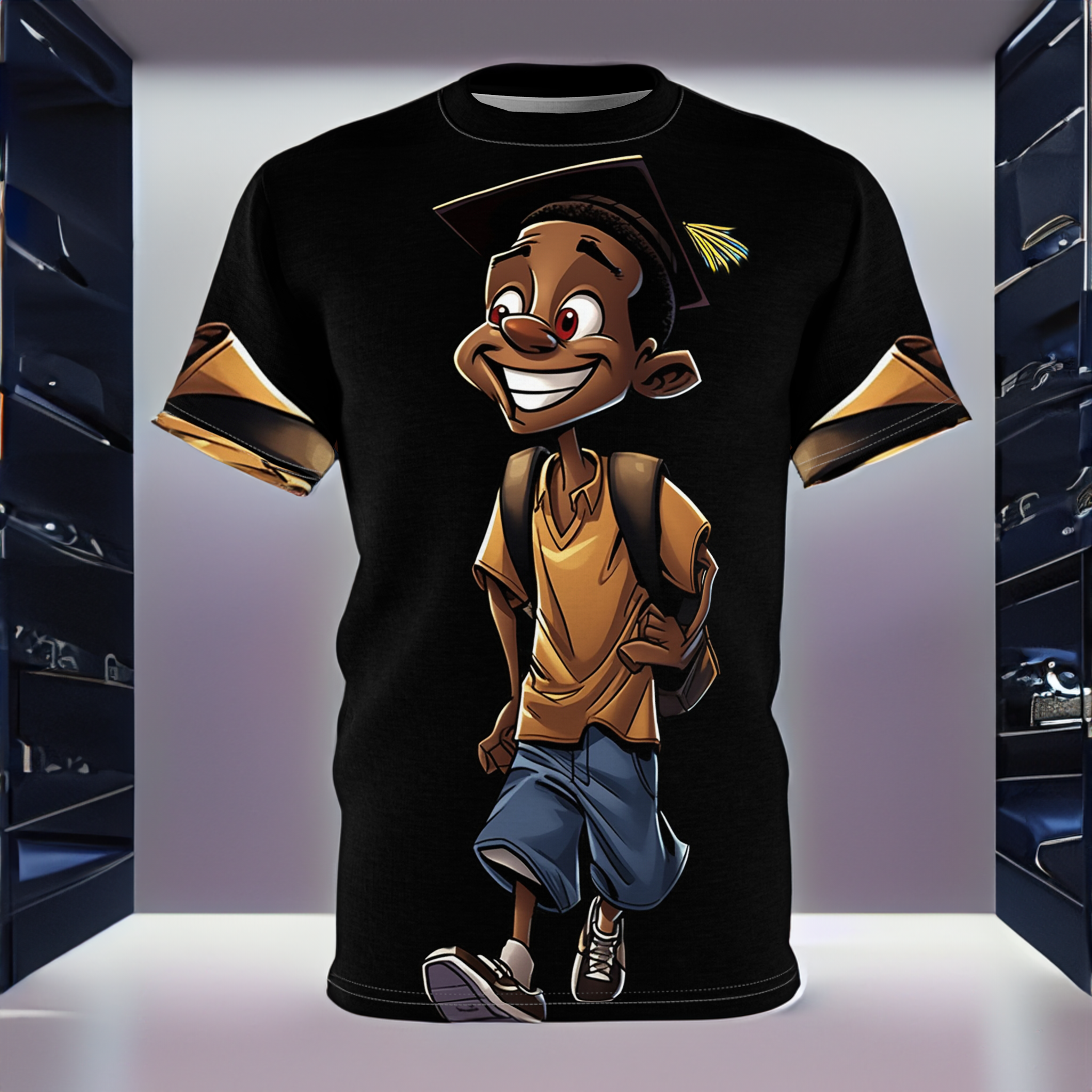 "THE SCHOLAR" - African American Themed Unisex T-shirt