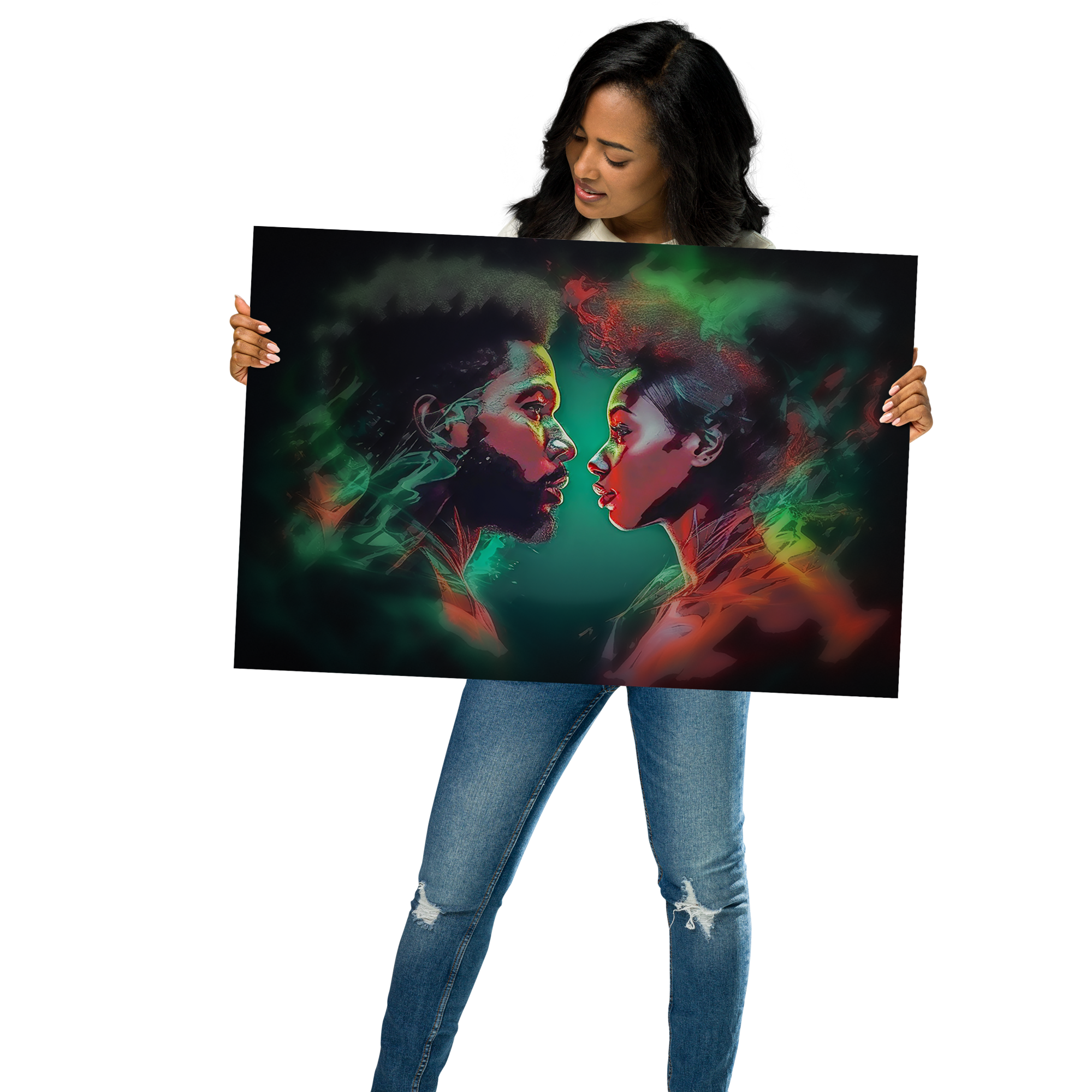"LOVE'S LIBERATION" - African American Themed Poster Wall Art