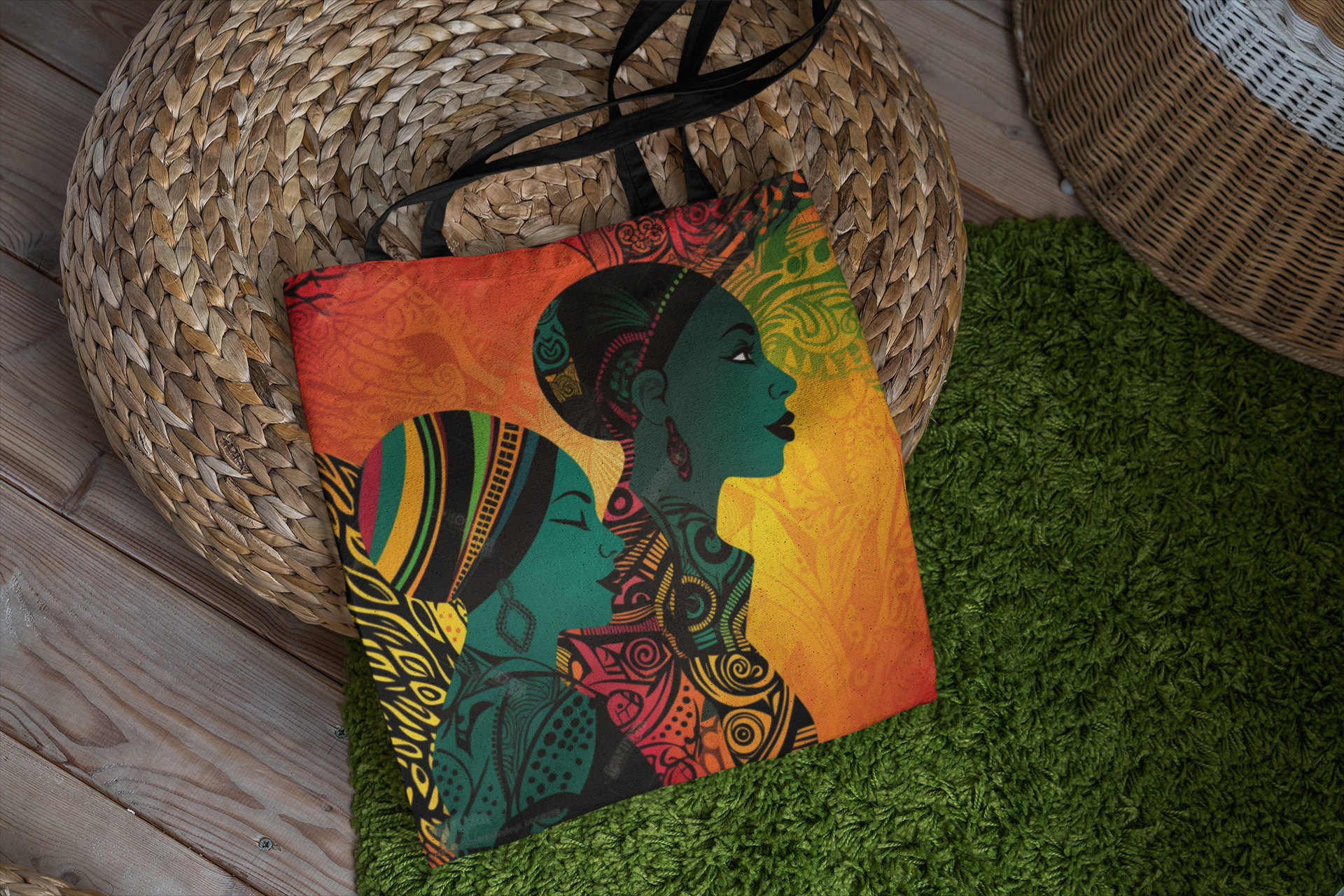 "TWO WOMEN" - LIBERATION THEMED TOTE Bag