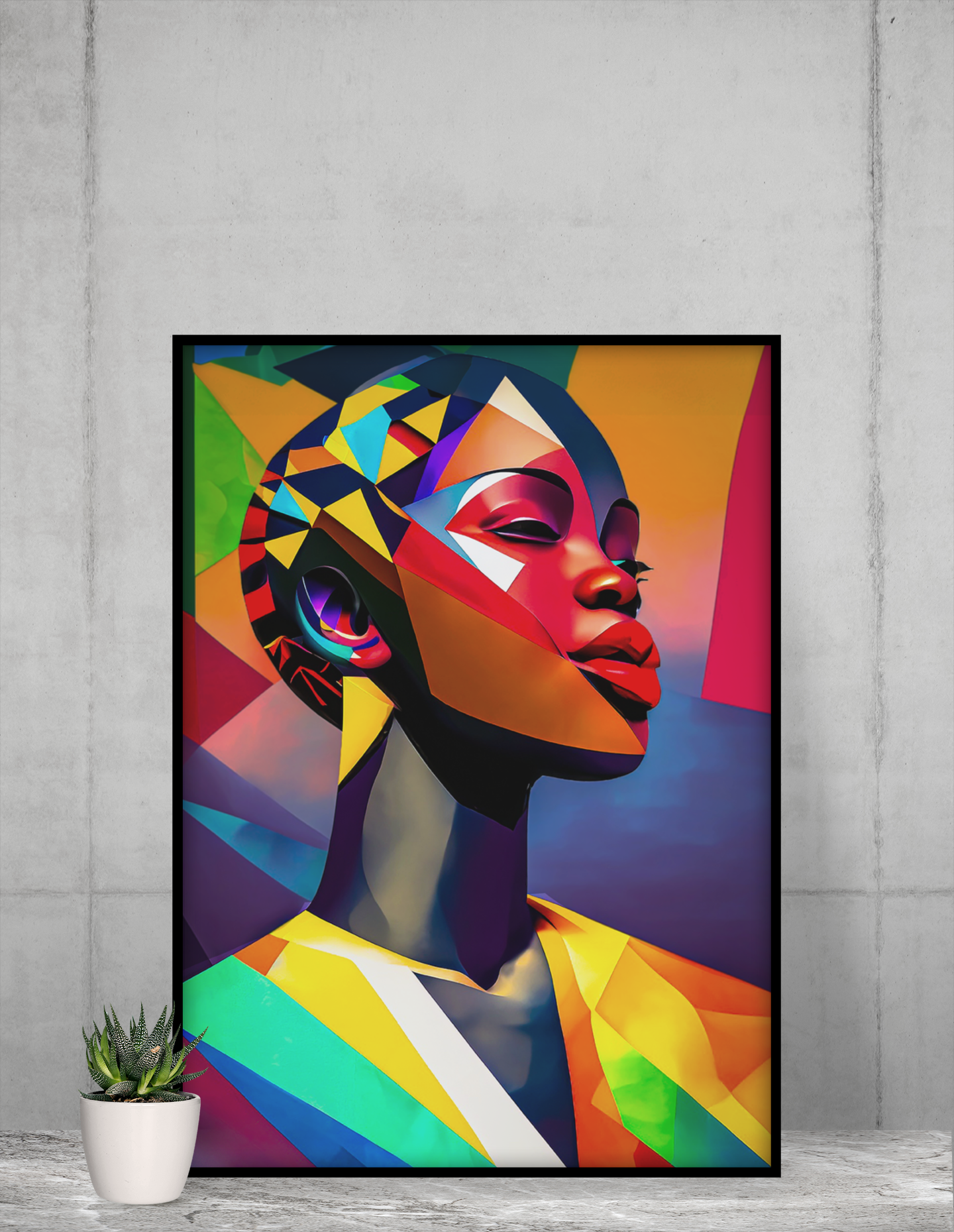 "STATUESQUE" - African American Themed Poster Wall Art