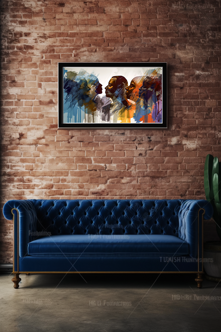 "STRONG ROOTS" - African American Themed Poster Wall Art