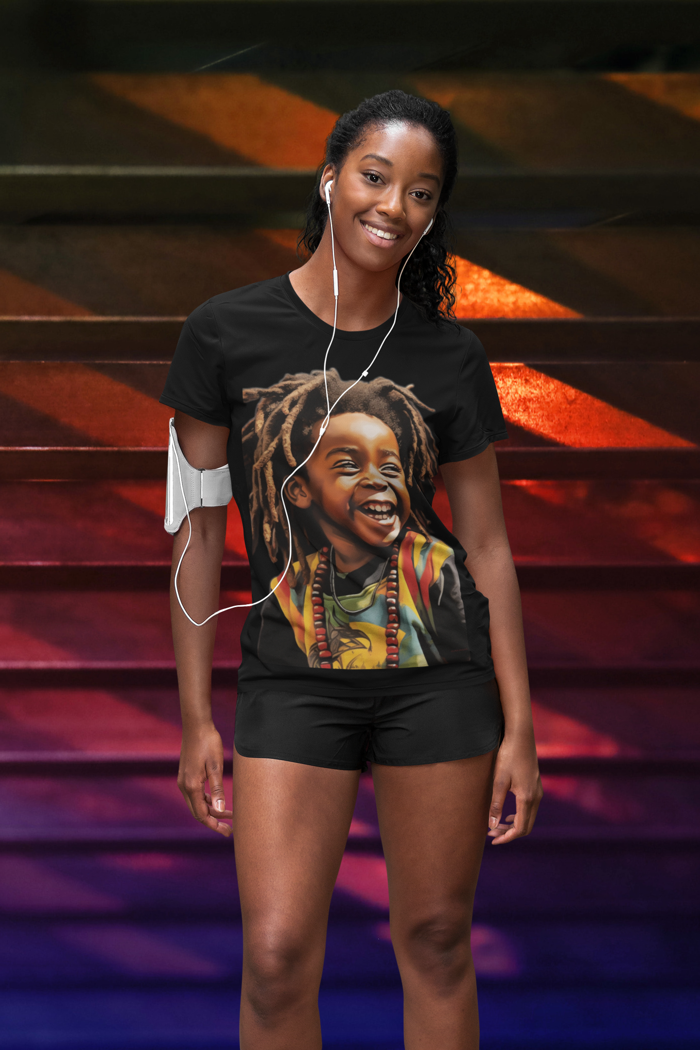 "RASTA KID 1" - African American Themed Unisex T-shirt