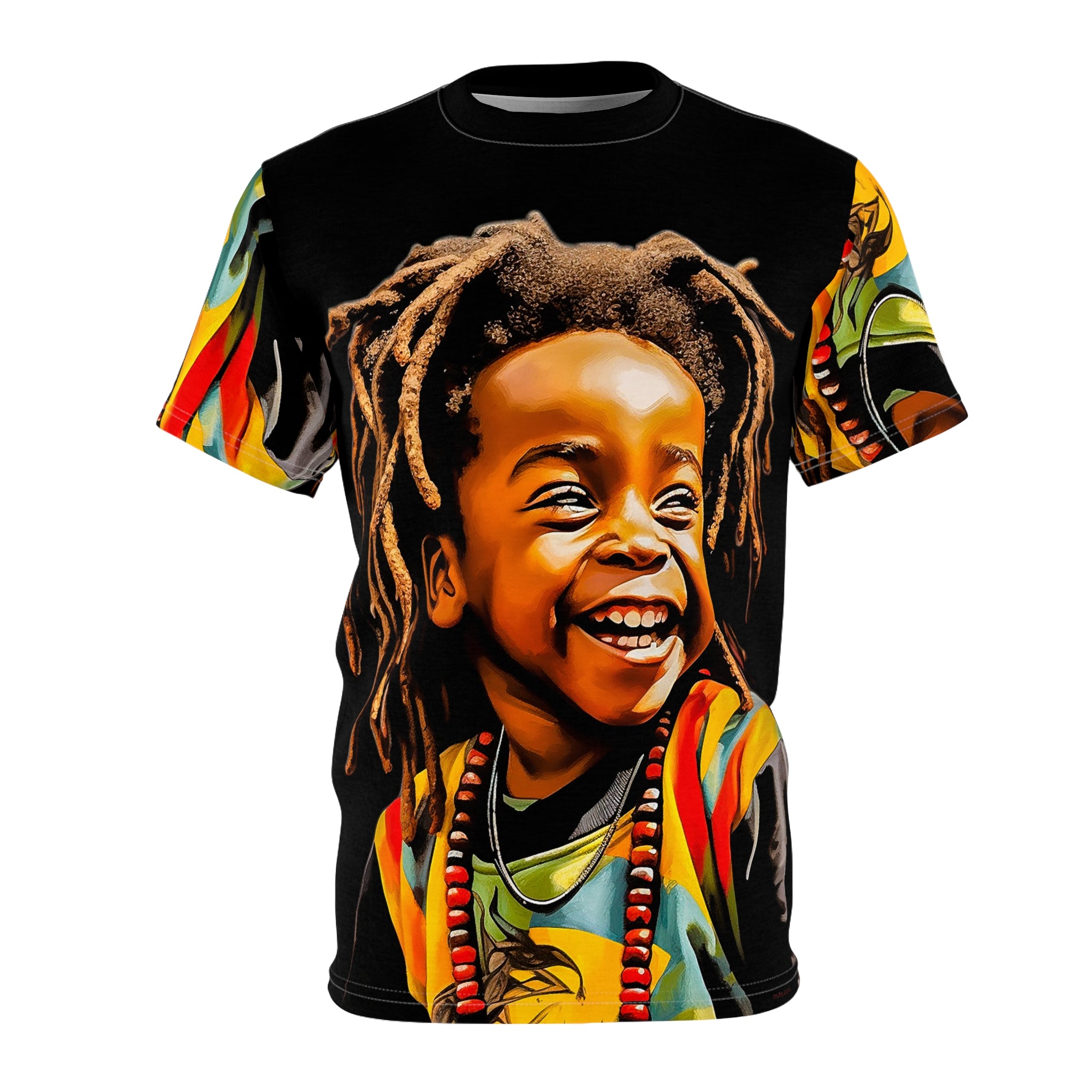 "RASTA KID 1" - African American Themed Unisex T-shirt