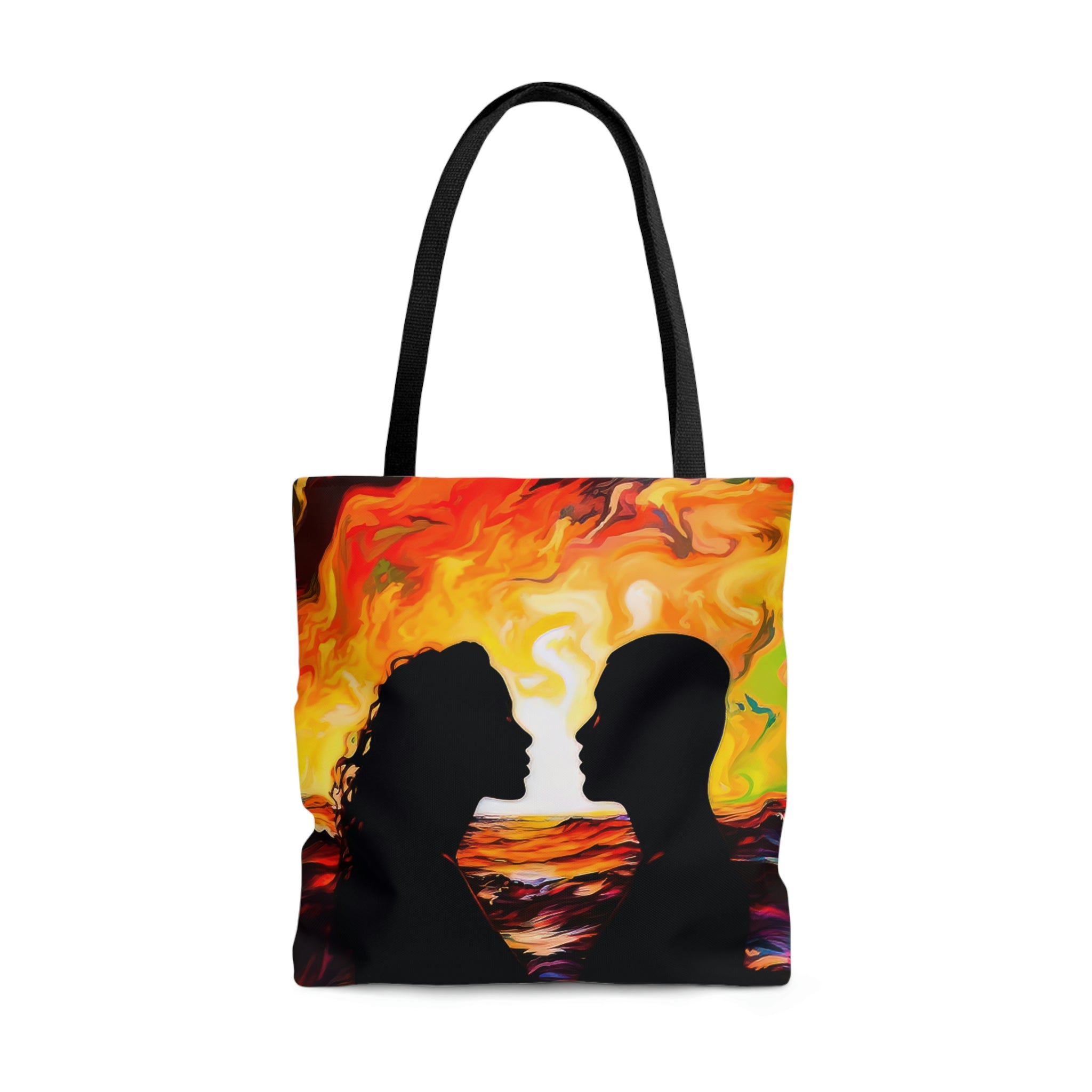 "LOVERS FIRE" - AFRICAN AMERICAN THEMED Tote Bag